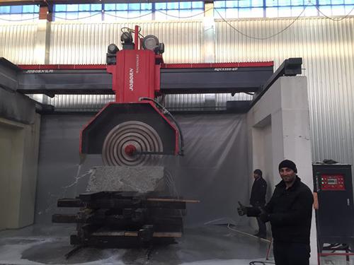 Russian customer purchased bridge saw stone cutting machine